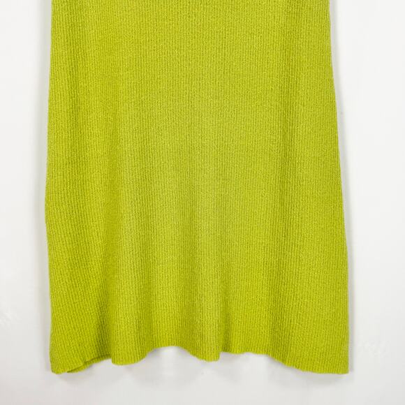 Mod Cloth Women's Matcha do About Nothing Sweater Dress Large Lime Green - Picture 11 of 15